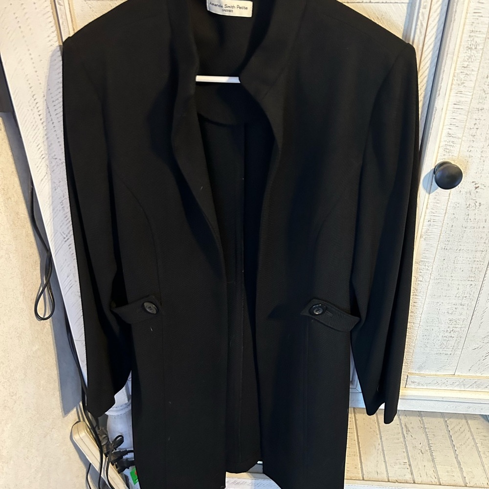 Amanda Smith Petite long dress overcoat